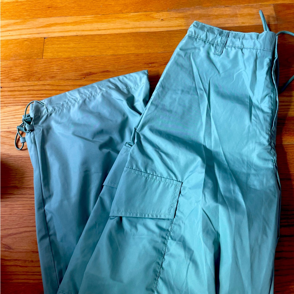 UO cargo pants sky blue
